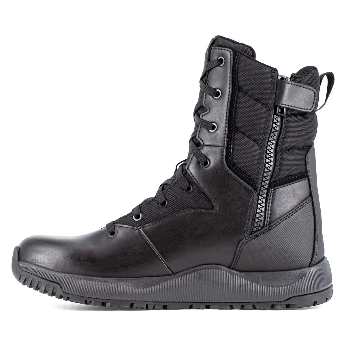 Volcom Boots: Men's VM30705 Black Soft Toe Street Shield Skate-Inspired 8" Tactical Side Zipper Boot 6 Volcom Boots: Men's VM30705 Black Soft Toe Street Shield Skate-Inspired 8" Tactical Side Zipper Boot - Image 4