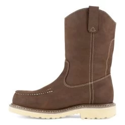 Iron Age Boots: Men's IA5093 Brown Composite Toe Solidifier Internal Met Guard Waterproof Pull On Work Boot -Work Shoes Store vv0sxnifhwjide5p6a98 34877