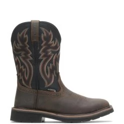 Wolverine Boots: Men's 10768 Rancher Brown Soft Toe Waterproof Wellington Boot