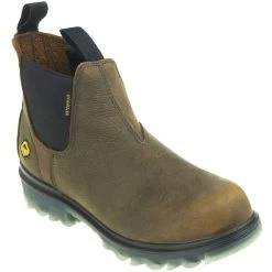 Wolverine Boots: Men's Brown W10790 I-90 Romeo Slip On Work Boots -Work Shoes Store w10791 7 1 2