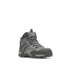 Wolverine Boots: Men's W080030 Charcoal Grey Composite Toe Wilderness Hiker Work Boot -Work Shoes Store wbsm w080030 111320 f21 045edit