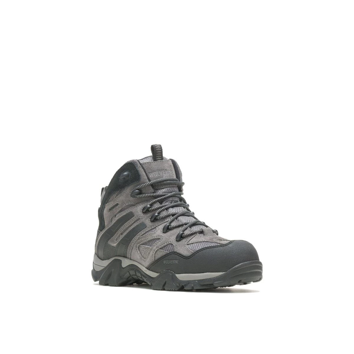 Wolverine Boots: Men's W080030 Charcoal Grey Composite Toe Wilderness Hiker Work Boot 3 Wolverine Boots: Men's W080030 Charcoal Grey Composite Toe Wilderness Hiker Work Boot