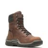 Wolverine Boots: Men's W211162 Peanut Raider Durashocks Waterproof 8" Carbonmax Work Boot -Work Shoes Store wbsm w211162 012721 s22 045 3