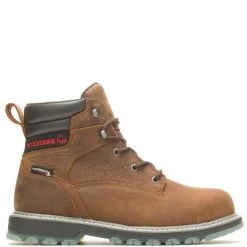 Wolverine Boots: Men's W230012 Sudan Brown Soft Toe Floorhand LX 6" Work Boot -Work Shoes Store wbsm w231016 050222 s23 000 1