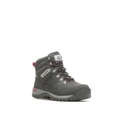Wolverine Boots: Men's W231045 Black Steel Toe Chisel 2 Waterproof Hiker Work Boot