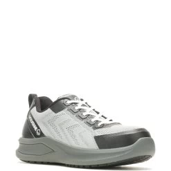 Wolverine Shoes: Men's W231078 Charcoal Steel Toe Bolt 1.5 Knit Spring Tennis Work Shoe