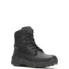 Wolverine Boots: Men's W880406 Black Soft Toe Wilderness 6" Tactical Work Boot -Work Shoes Store wbsm w880406 042022 s23 045edit 1