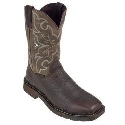 Justin Boots: Men's Cactus SE4313 Amarillo Steel Toe Stampede Work Boots -Work Shoes Store wk4313 1