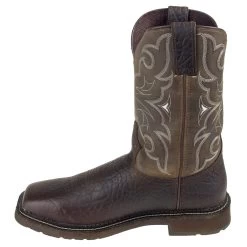 Justin Boots: Men's Cactus SE4313 Amarillo Steel Toe Stampede Work Boots -Work Shoes Store wk4313 4