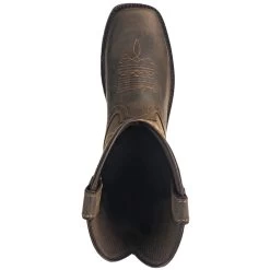 Wolverine Boots: Men's 10704 Dark Brown Rancher Slip Resistant Pull On Boots -Work Shoes Store wolverine 10702 t 01 1