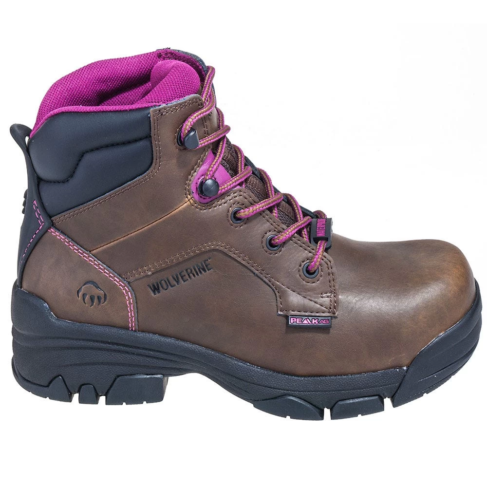 Wolverine Boots: Women's 10383 Brown Merlin EH Composite Toe Boots 6 Wolverine Boots: Women's 10383 Brown Merlin EH Composite Toe Boots - Image 4