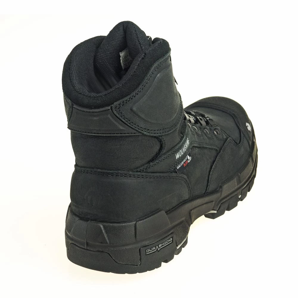 Wolverine Boots: Men's 10613 Black Waterproof 6-Inch Legend Boots 9 Wolverine Boots: Men's 10613 Black Waterproof 6-Inch Legend Boots - Image 7