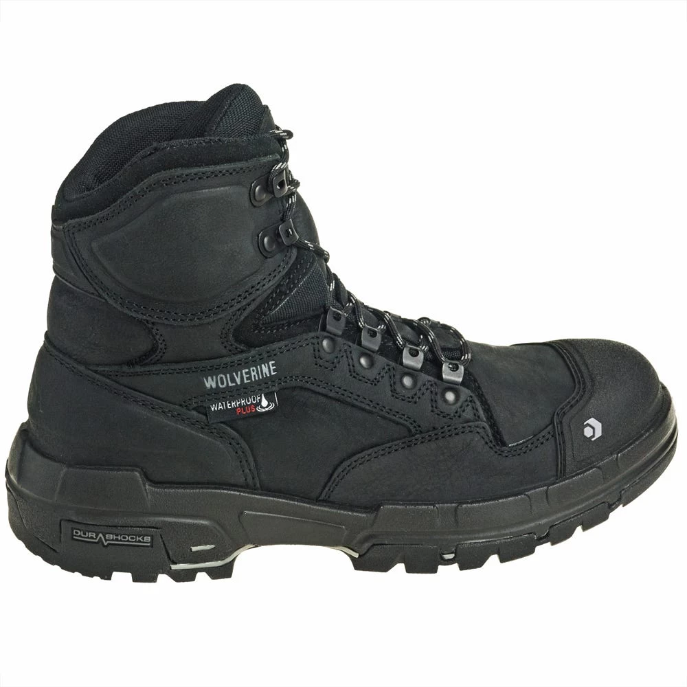 Wolverine Boots: Men's 10613 Black Waterproof 6-Inch Legend Boots 6 Wolverine Boots: Men's 10613 Black Waterproof 6-Inch Legend Boots - Image 4