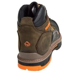 Wolverine Boots: Overpass CarbonMAX EH Men's W10717 Brown Mid Work Boots -Work Shoes Store wolverine w10717 b 01