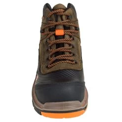 Wolverine Boots: Overpass CarbonMAX EH Men's W10717 Brown Mid Work Boots -Work Shoes Store wolverine w10717 f 01