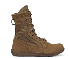 Tactical Research: Men's TR105 Tan Minimalist Combat Boot -Work Shoes Store zigenpxq